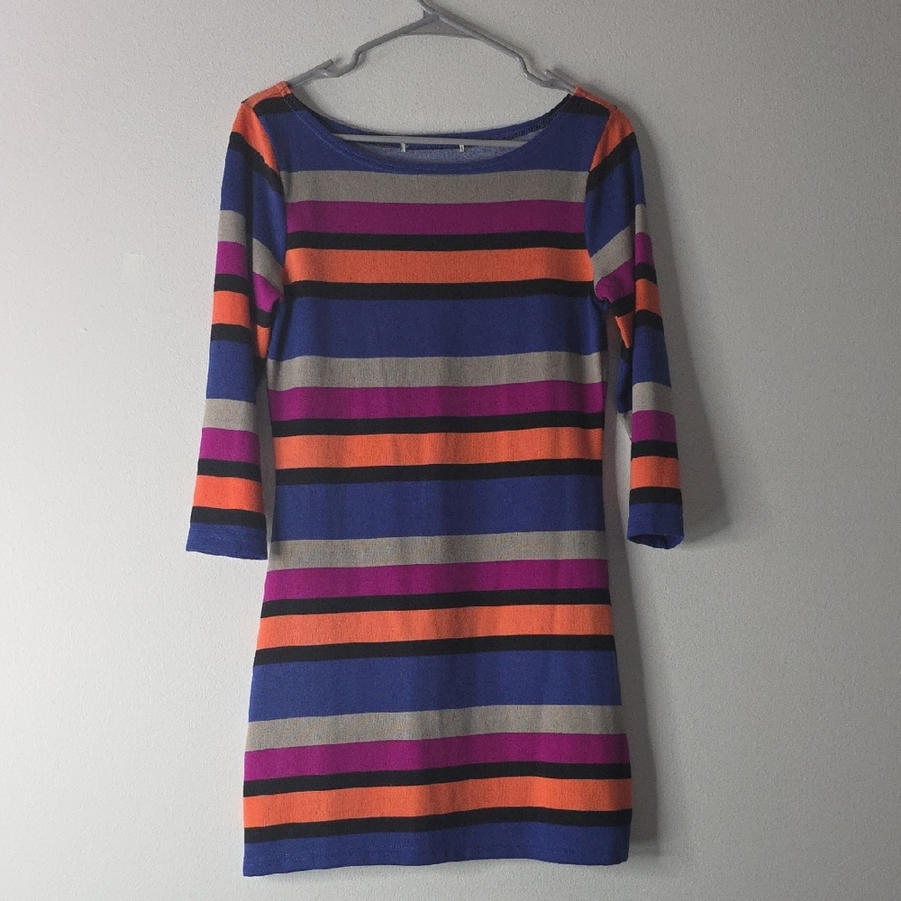 Striped Multicolor Women's Dress
